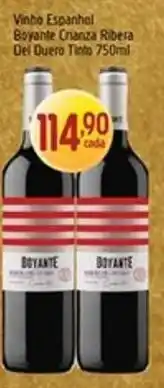Supermercados Guanabara Vinho Espanhol Boyante Crianza Ribera Del Duero Tinto oferta