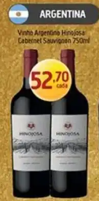 Supermercados Guanabara Vinho Argentino Hinojosa Cabernet Sauvignon oferta