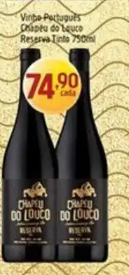 Supermercados Guanabara Chapéu do louco reserva tinto oferta