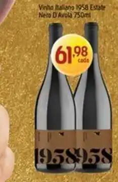 Supermercados Guanabara Vinho italiano 1958 estate nero d'avela oferta