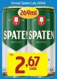 Supermercados Guanabara Cerveja Spaten Lata oferta