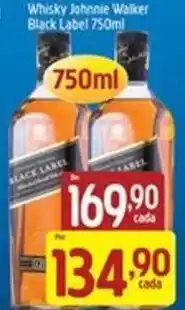 Supermercados Guanabara Whisky Johnnie Walker Black Label oferta