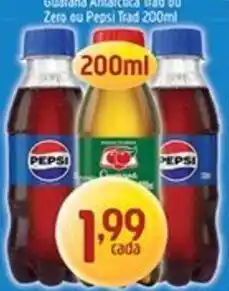 Supermercados Guanabara Guarana Antarctica Trab ou Zero ou Pepsi Trad oferta
