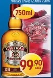 Supermercados Guanabara Whisky Chivas 12 Anos oferta