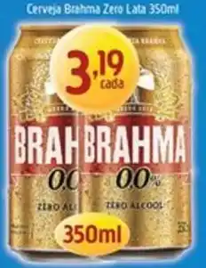 Supermercados Guanabara Cerveja brahma zero lata oferta