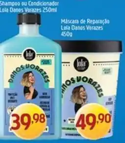 Supermercados Guanabara Shampoo ou condicionador lola danos vorazes oferta