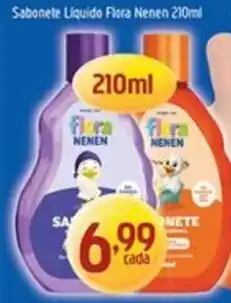 Supermercados Guanabara Sabonete liquido flora nenen oferta