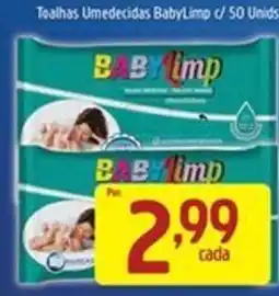 Supermercados Guanabara Toalhas umedecidas baby limp oferta
