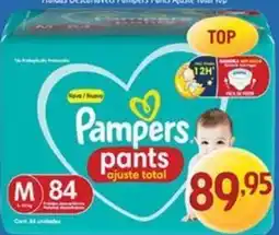 Supermercados Guanabara Pampers pants ajuste total oferta