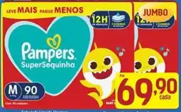 Supermercados Guanabara Pampers supersequinha oferta