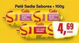 Rede Supermarket Patê Sadia Sabores oferta