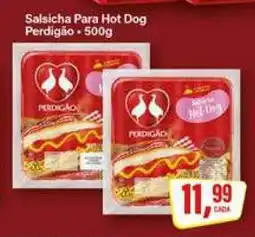 Rede Supermarket Salsicha Para Hot Dog Perdigão - 500g oferta