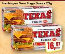 Rede Supermarket Hambúrguer Texas Burger Seara oferta