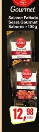 Rede Supermarket Salame Fatiado Seara Gourmet oferta
