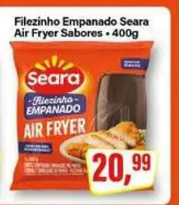 Rede Supermarket Filezinho Empanado Seara Air Fryer Sabores oferta