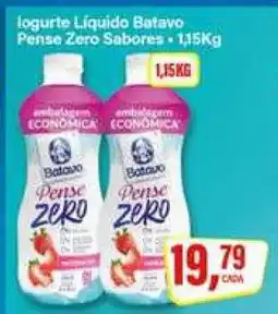 Rede Supermarket Iogurte Líquido Batavo Pense Zero Sabores oferta