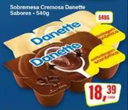 Rede Supermarket Sobremesa Cremosa Danette Sabores oferta