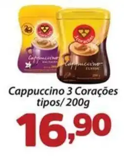 Confiança Supermercados Cappuccino 3 Corações oferta