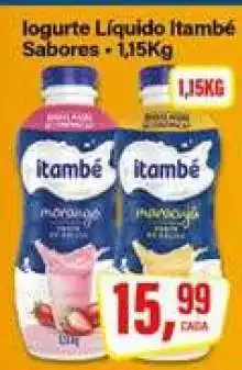 Rede Supermarket Iogurte Líquido Itambé Sabores oferta