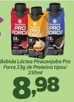Confiança Supermercados Bebida Láctea Piracanjuba Pro Force oferta