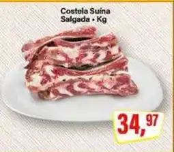 Rede Supermarket Costela Suína Salgada oferta