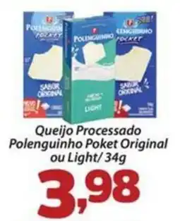 Confiança Supermercados Queijo Processado Polenguinho Poket Original ou Light oferta