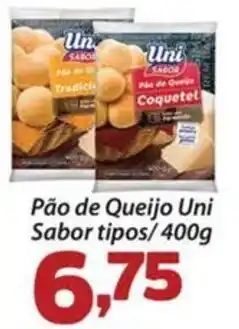 Confiança Supermercados Pão de Queijo Uni Sabor tipos oferta