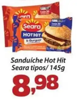 Confiança Supermercados Sanduíche hot hit seara tipos oferta