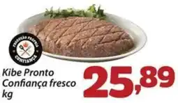 Confiança Supermercados Kibe Pronto Confiança fresco oferta