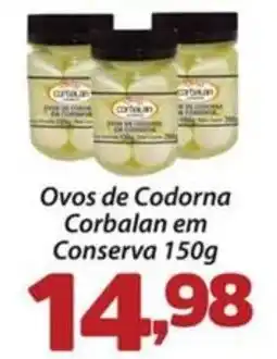 Confiança Supermercados Ovos de Codorna Corbalan em Conserva oferta