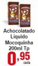 Rossi Supermercado Achocolatado Liquido Mocoquinha 200ml tp oferta