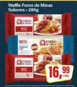 Rede Supermarket Waffle Forno de Minas Sabores oferta