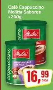 Rede Supermarket Café Cappuccino Melitta Sabores oferta