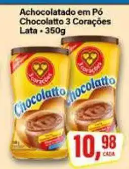 Rede Supermarket Achocolatado em Pó Chocolatto 3 Corações oferta