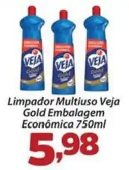 Confiança Supermercados Limpador Multiuso Veja Gold Embalagem Econômica oferta