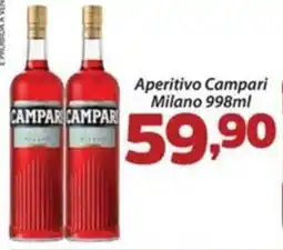 Confiança Supermercados Aperitivo Campari Milano oferta