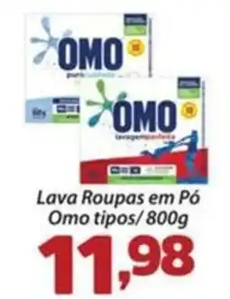 Confiança Supermercados Lava Roupas em Pó Omo tipos oferta