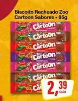 Rede Supermarket Biscoito Recheado Zoo Cartoon Sabores oferta