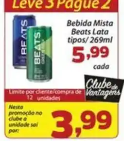 Confiança Supermercados Bebida Mista Beats Lata oferta