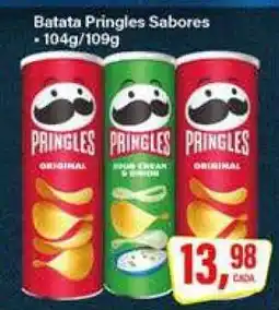 Rede Supermarket Batata Pringles Sabores oferta