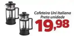 Confiança Supermercados Cafeteira Uni Italiana Preta unidade oferta