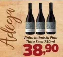 Confiança Supermercados Vinho intimista fino tinto seco oferta