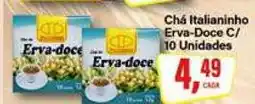Rede Supermarket Chá Italianinho Erva-Doce C/ 10 Unidades oferta