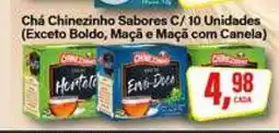 Rede Supermarket Chá Chinezinho Sabores C/ 10 Unidades oferta