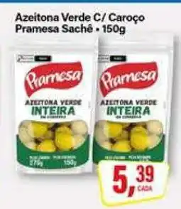 Rede Supermarket Azeitona Verde C/ Caroço Pramesa Sachê oferta