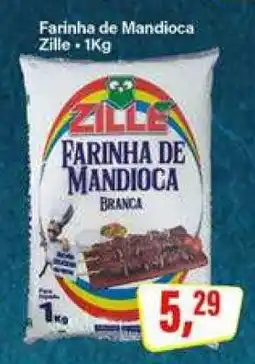 Rede Supermarket Farinha de Mandioca Zille oferta