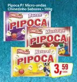 Rede Supermarket Pipoca P/ Micro-ondas Chinezinho Sabores oferta