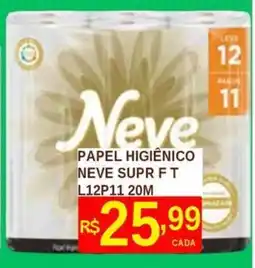 Tome Leve Papel higiênico neve supr f t oferta