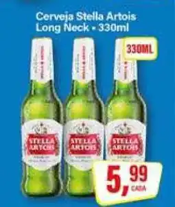 Rede Supermarket Cerveja Stella Artois Long Neck - 330ml oferta