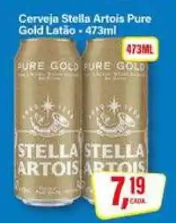Rede Supermarket Cerveja Stella Artois Pure Gold Latão oferta